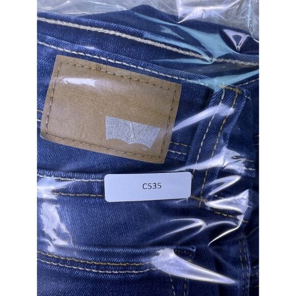 Levi's Bold Curve Jeans Women's 11M Low Rise Skinny Stretch Dark Wash C535 - Picture 15 of 15